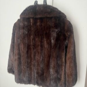 Vintage 100% Fur Dark Brown Teddy Jacket